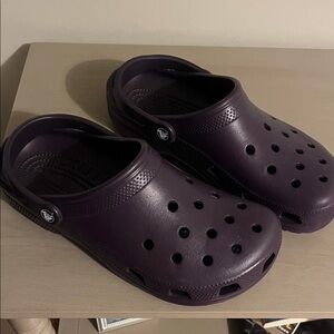 Purple Crocs